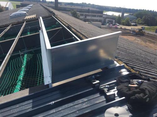 Entfernen von Wellasbestplatten