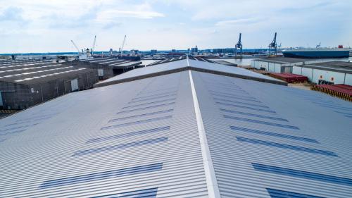 industrielle Bedachung